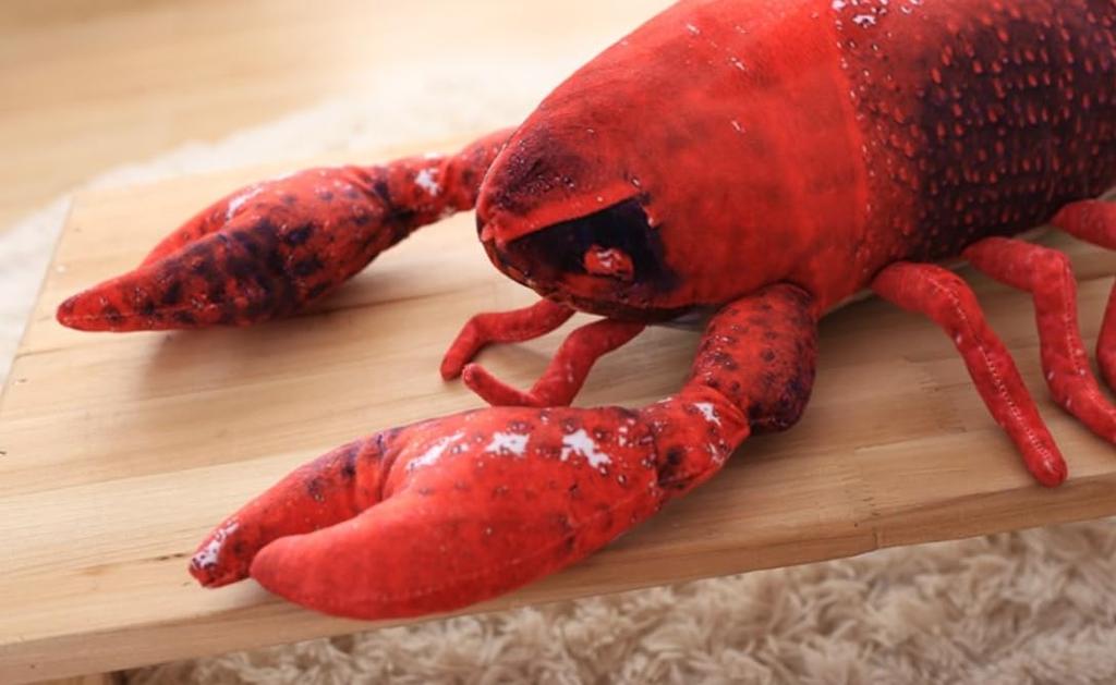 [dokidoki] Crayfish, American Crayfish, Shrimp, Lobster, and Tiger Prawns Plush Toys, Cushion, Body Pillow, Cute, Fun, Party Supplies, Christmas