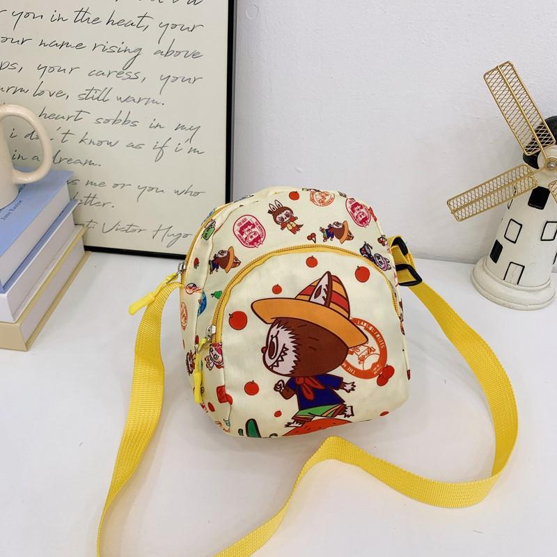

Школьный рюкзак новый зарубежный милый маленькая девочка модная сумка легкий универсальный мультяшный детский наплечный кошелек для мелочи жёлтый