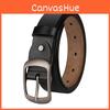 Leather Mens Stylish Waist Belt With Classic Pin Closure Men Fashion Daily Use