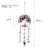 Girl pink crystal gravel sunshine catcher tree of life dream catcher pendant living room room dormitory pendant gift