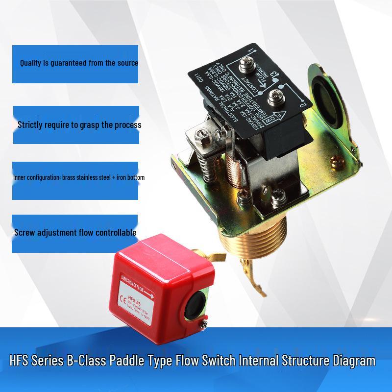 High-Quality HFS Series Fire Paddle Flow Switch (Models: HFS-15, HFS-20, HFS-25)
