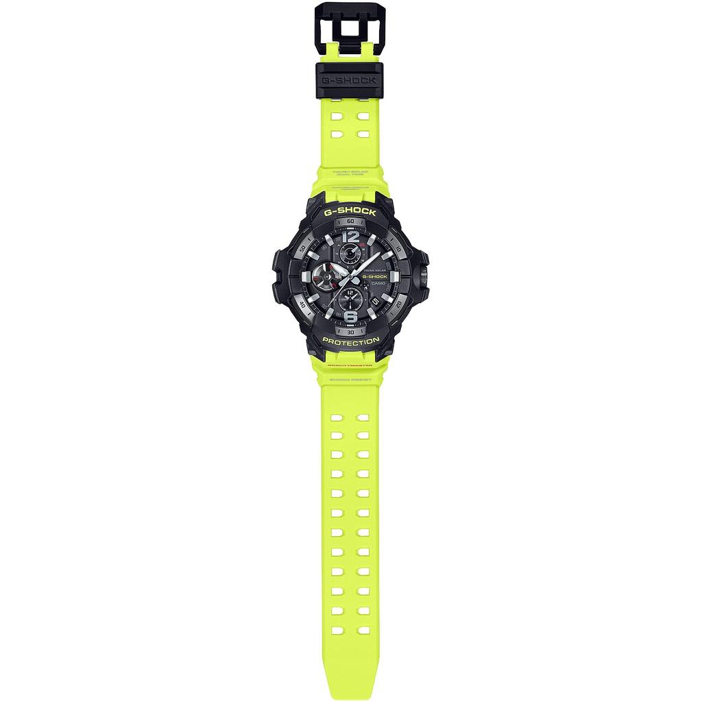 Casio Orologio Solare G-SHOCK GRAVITYMASTER da Uomo, Bluetooth, Ecologico, Giallo GR-B300RY-1A9JF - Prodotto Domestico Ufficiale