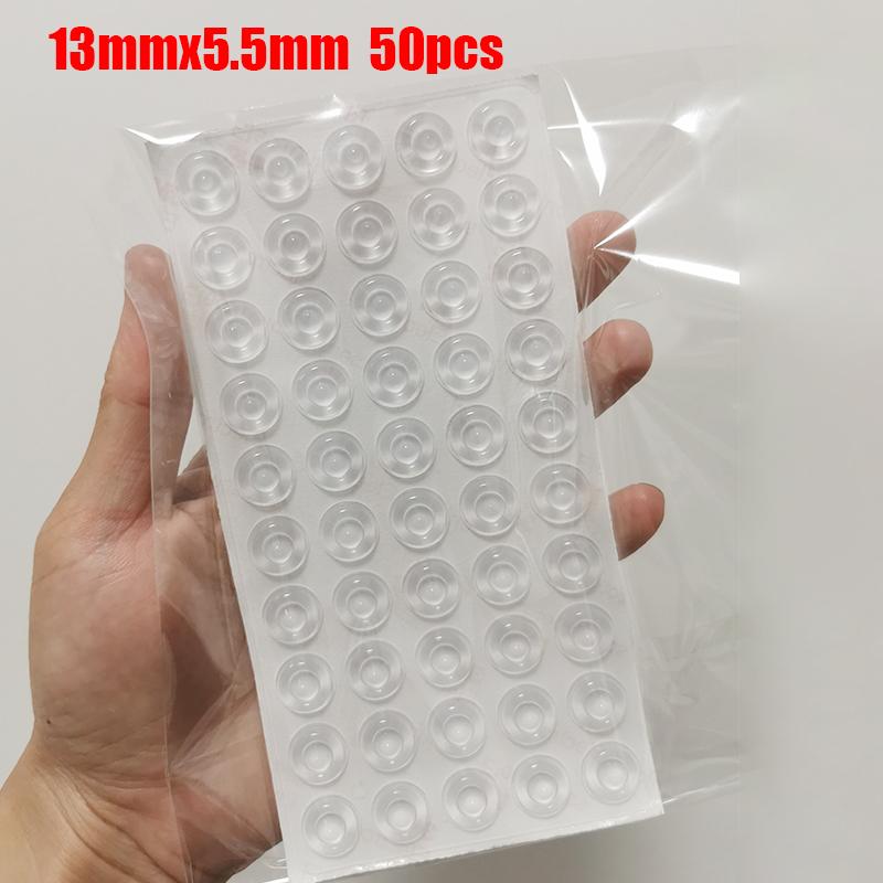 Self-Adhesive Clear Rubber Anti Slip Bumpers Feet Pads Damper Buffer Cabinet Door Silicone Furniture Stop Muffler Wall Protector