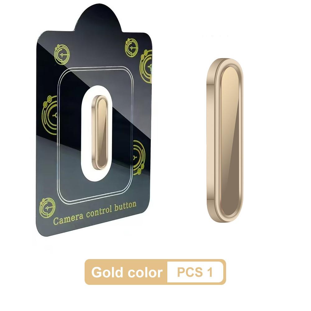 

HdoorLink Для iPhone 16 Pro Max 16 Plus Крышка кнопки управления камерой Чувствительная Smart Island Металлическая защита кнопки управления камерой для съемки gold
