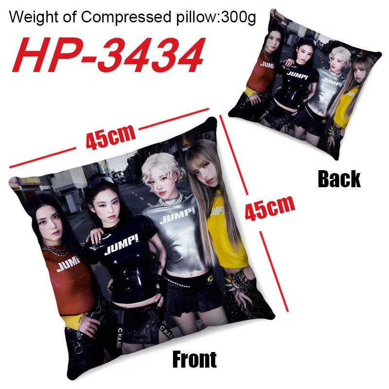 Blackpink Anime Printed Removable Washable Pillows Cushions