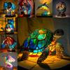 Modern Minimalist Resin Table Lamp With Led Light For Home Decor And Desk Accent
