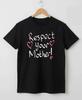 Respect Your Mother Tshirt Black Graphic Eco Earth Day Harry Styles Inspired