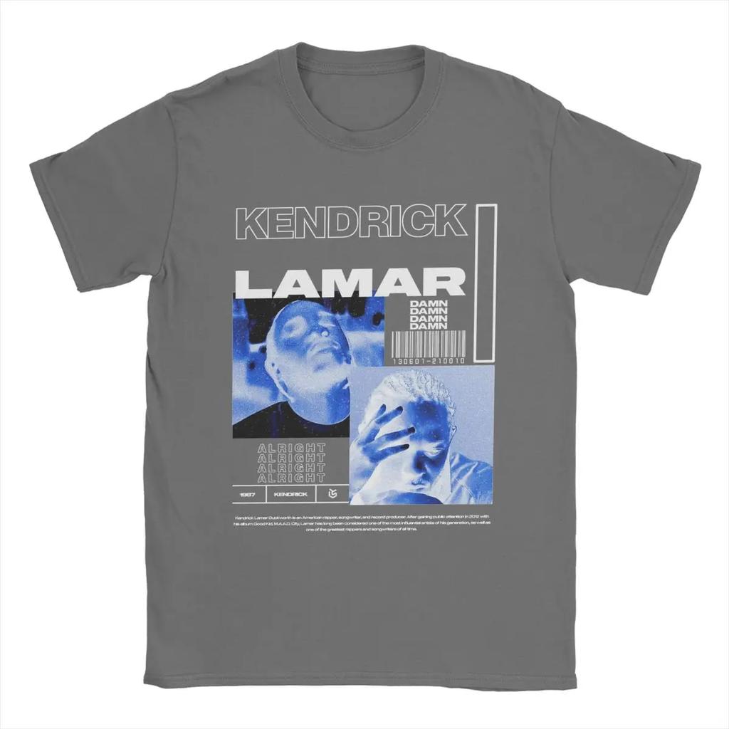 Novelty Kendrick Lamar T-Shirts Men Round Collar 100% Cotton T Shirts Short Sleeve Tee Shirt Gift Idea Clothing