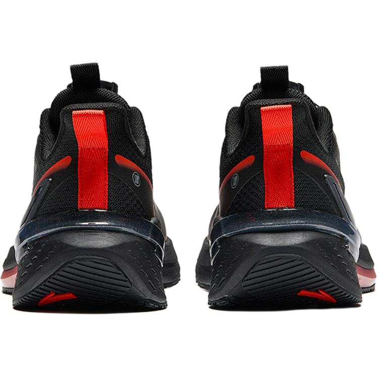 Anta Kids Bow Speed Mesh Fashion Lightweight Shock Absorption Low Top Running Shoes Kids Running Shoes Black Orange 312445501-4