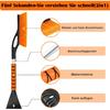 Snow Brush & Ice Scraper, 27 Inch, Ice Scrapers for Car Windshield, Detachable Snow Removal Tool with Ergonomic Foam Grip for Cars, Trucks, Suvs
