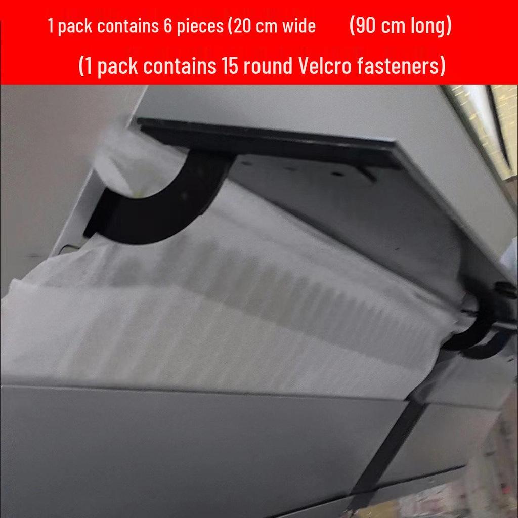 Oil Absorbing Range Hood Filter: Oil & Smoke Proof Sticker and Gasket Strip.