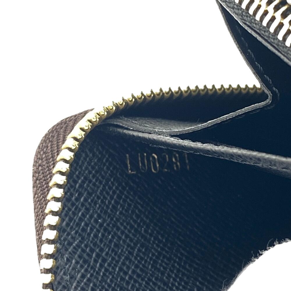 LOUIS VUITTON M69353 Zip Around Monogram Giant leather Zippy wallet Purse Brown leather unisex Used
