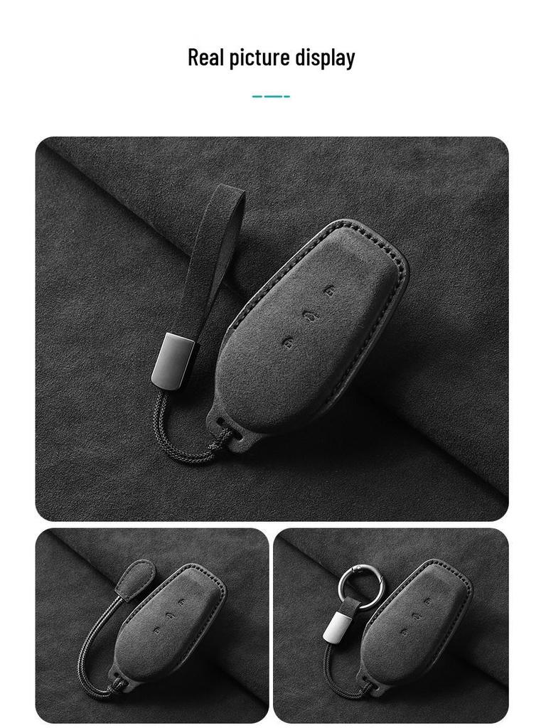 Suede Key Cover for 25 Nissan N7 Models: Fits 625Max, 510Pro & Air New EV Models.