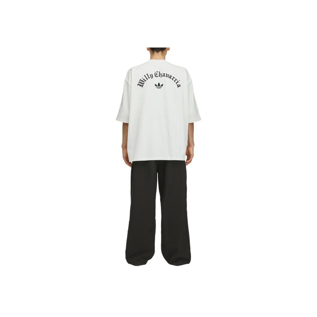 adidas X Willy Chavarria Signature Tee Off White Men Tops JW4053