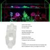 Aquarium Hose Clamp Transparent Split Type Plastic Water Pipe Fixing Clip for Fish  