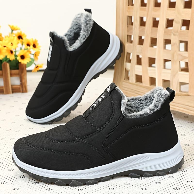 Winter Women's Plus-Size Outdoor Ankle Boots Warm and Comfortable Casual Shoes