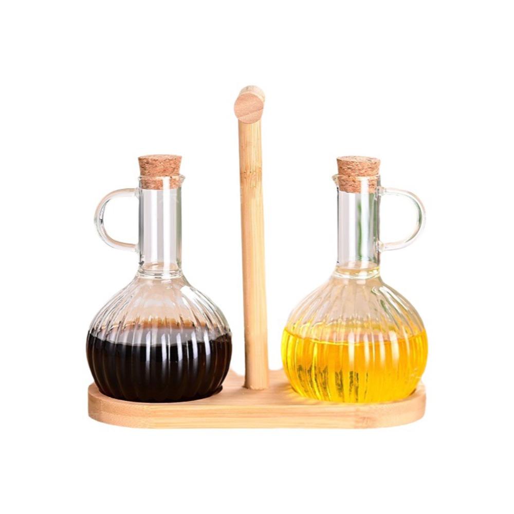 Transparent Bottle Liquid Seasoning Bottle Sealed Storage Condiment Dispenser  Kitchen Style 1