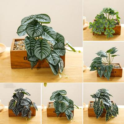 Artificial Leave Simulated Leaves Vivid Grass 1 Bunch