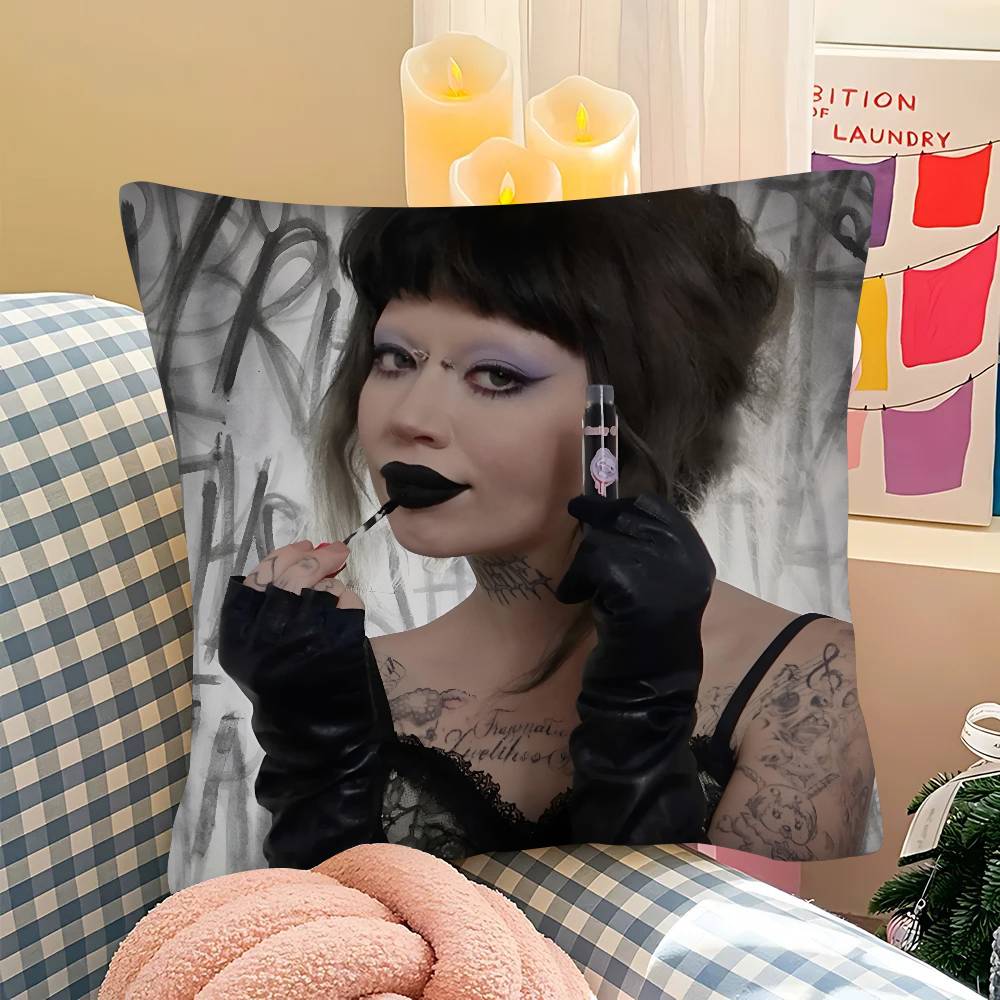 pc Singer JJazmin Bean Pillow Case Fashion Square Pillowcase Bedroom Sofa Room Ins Decoration Leisure