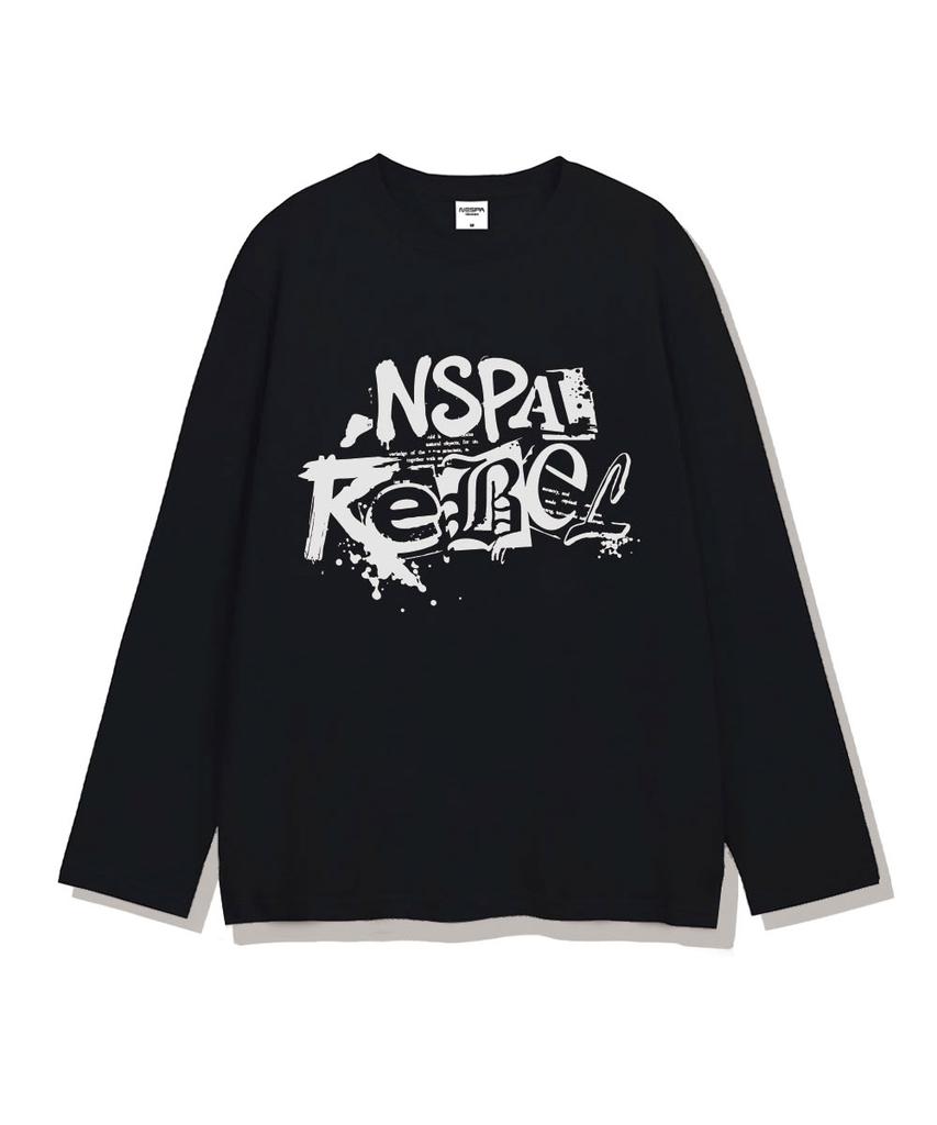 NESPA STUDIO Ink Garments Layered Long Sleeve T-Shirt 3 Colors [Nspr_6002]