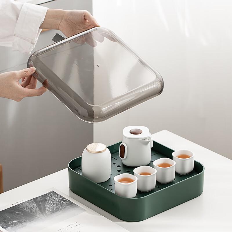 

Nordic Ceramic Portable Travel Tea Set