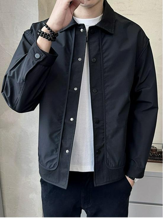 2025 New Trendy Men's Workwear Jacket, Spring/Autumn Style, High-End Streetwear, Casual Rascally Cool Jacket