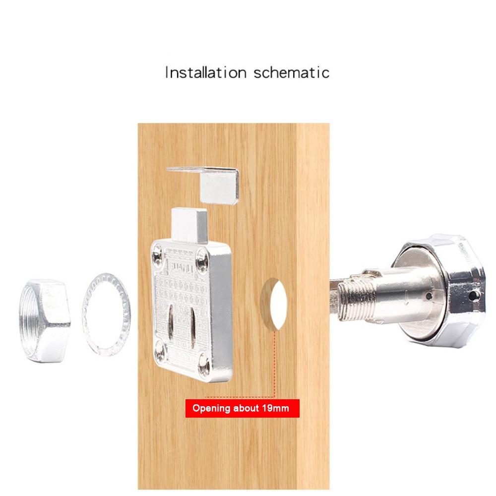 Lacăt cu parolă din aliaj de zinc, cod din 3 cifre, lacăt cu cod pentru dulap, nou, cu combinație pentru sertar, dulap