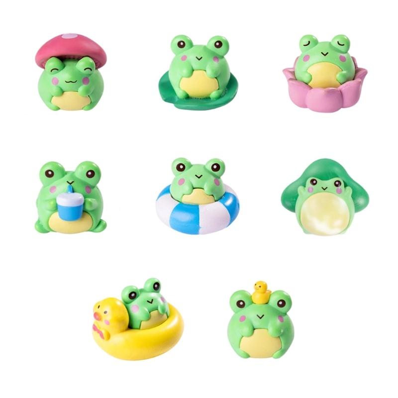 

8Pcs Animal Garden Statues Miniature Animal Decorations For Landscape Outdoor Use 1