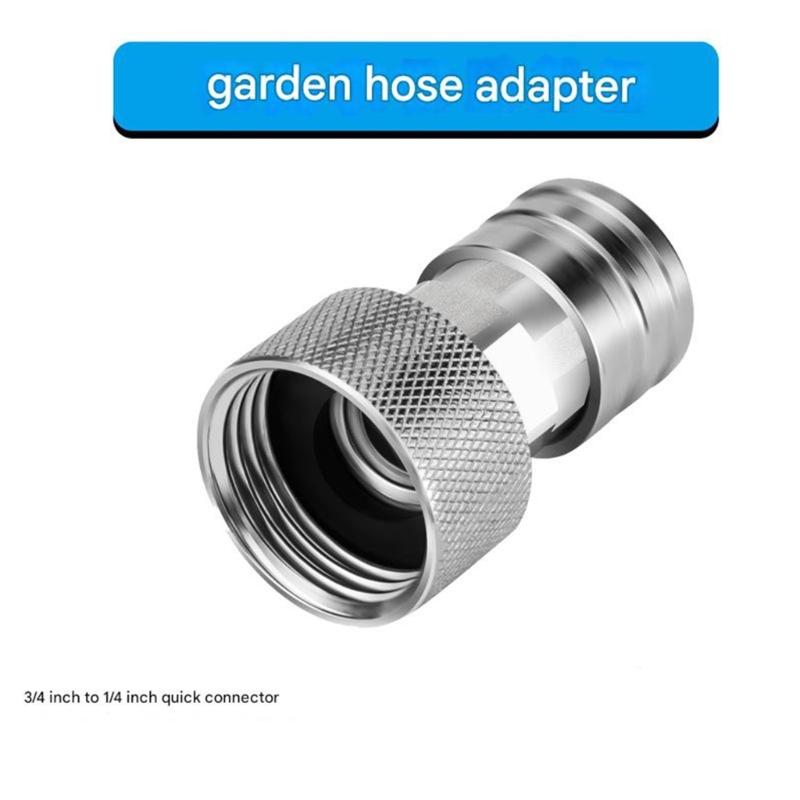 Professional 3/4 Inch To 1/4 Inch Garden Hose Connector Adapter For Efficient Water Flowing And Leakproof Seal