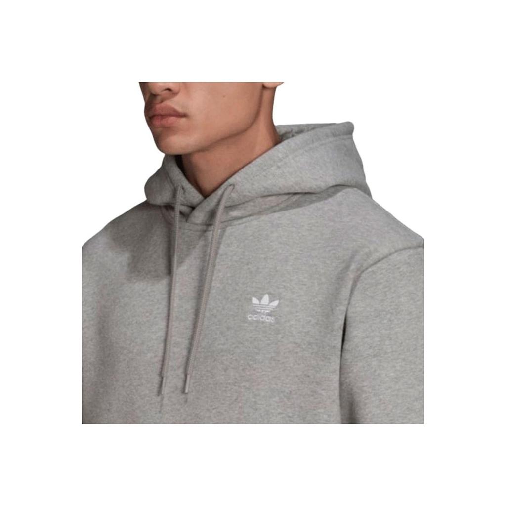Adidas Originals Essentials Solid Fleece Hoodie Men Tops Grey H34654
