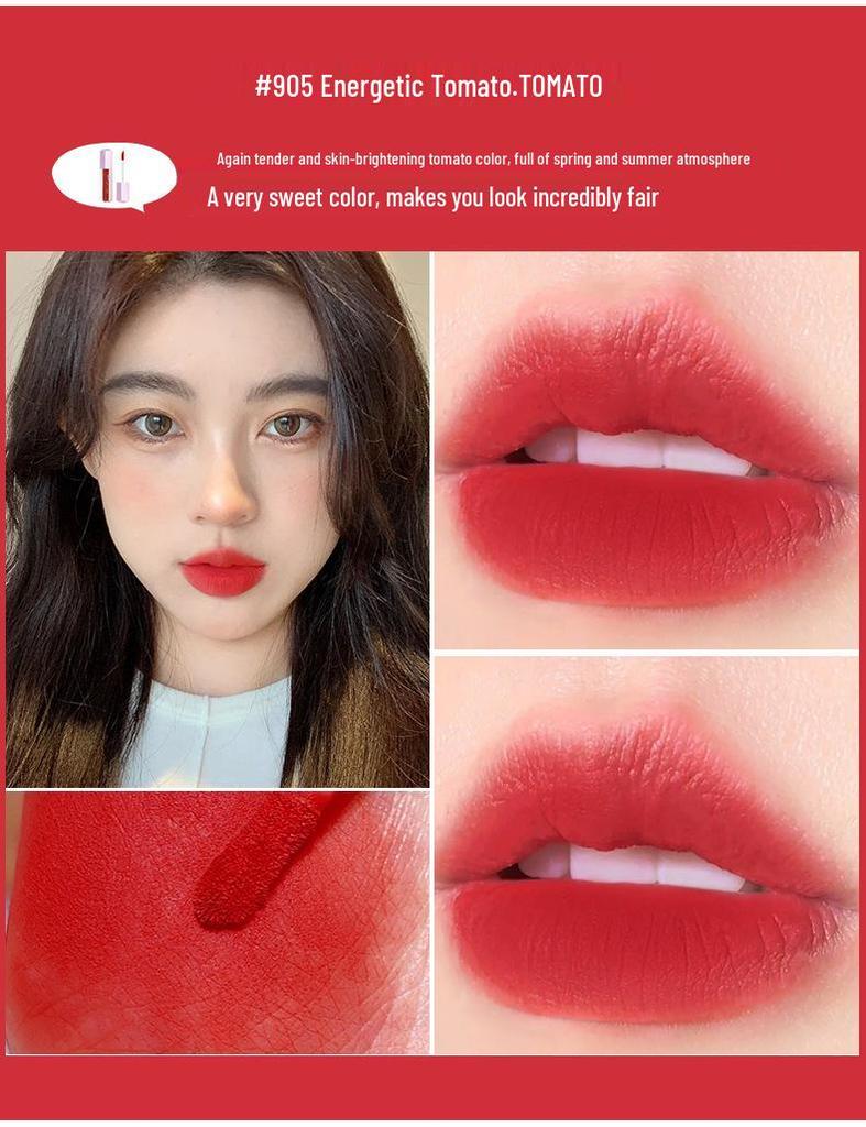 Pink Diamond Velvet Matte Lip Glaze - Feuchtigkeitsspendend, Aufhellend, Erfrischend, Langanhaltend, Nicht klebrig, Budgetfreundliche Lippenfarbe.