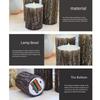 Pine Bark Effect LED Pine Bark Swing Candles Battery Operated Electric Decorative Light  Wedding