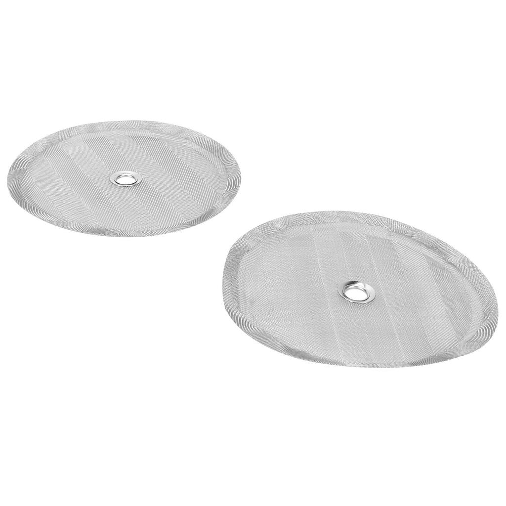 2 STK 100 Mesh Rustfritt Stål Filterskjerm Erstatning for Kaffepresse Tilbehør