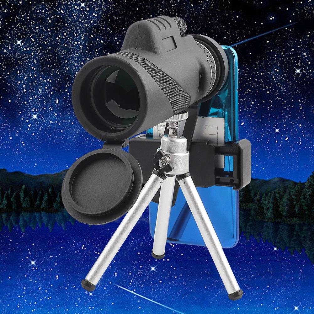 High Definition Compact Monocular Telescopes Low Light Vision For Camping Hunting