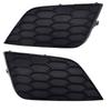 For 2016-2019 Nissan Sentra Fog Light Covers Grille Bezel Trim Black Decoration