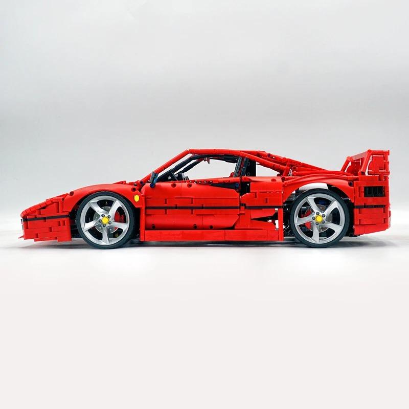 4026PCS Technical LOX Edition F40  Assembly MOC 140629 Building Block Car Supercar Model Adult High Difficulty Racing Toys