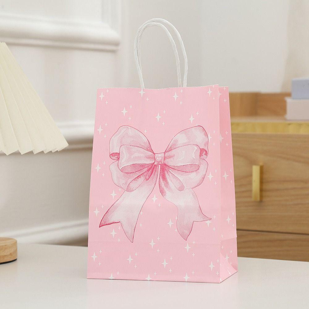 12Pcs Sweet Gift Packing Bag Paper Party Favor Bags Party Supplies Present Wrap Bag  Celebration