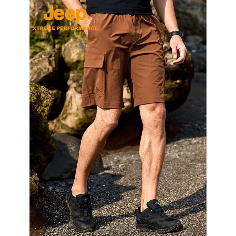 Jeep Men s 2025 Quick-Dry Breathable Casual Shorts L