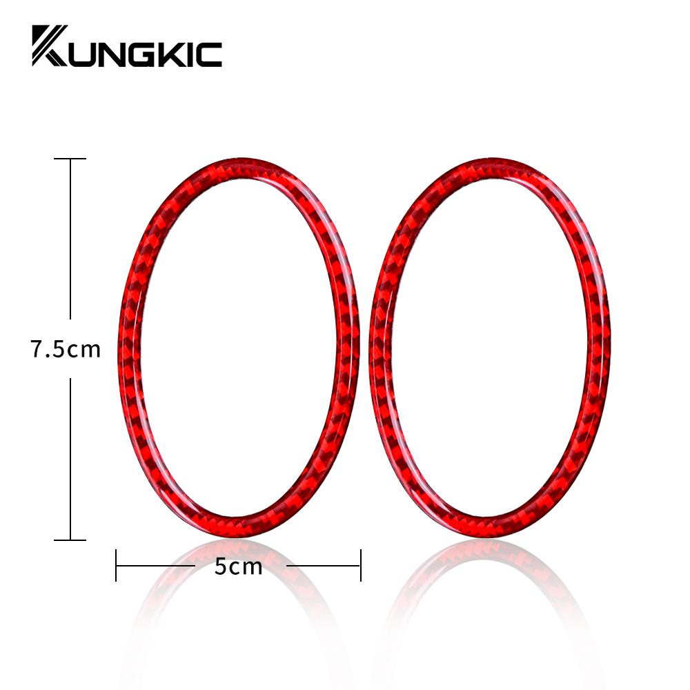 Real Soft Carbon Fiber Sticker for Subaru Impreza STI 2002 2003 2004 Car Air Conditioning Accessories Trim Center Control Cover