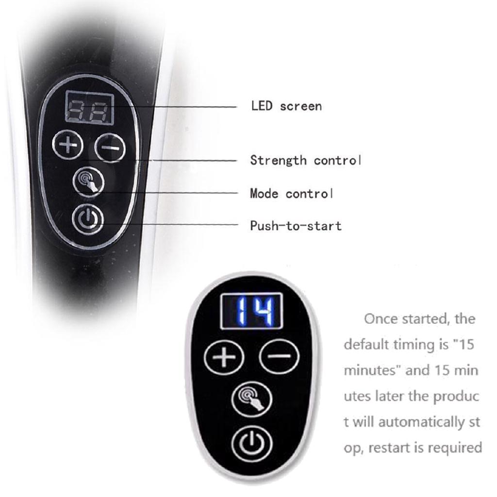 Electric cervical vertebra massager device Vibrating kneading shoulder back neck massage