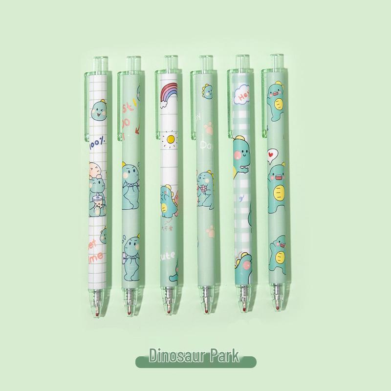 

Мультяшная ручка-клик - Милая студенческая ручка для подписи с черными чернилами 0,5 мм 0.5mm