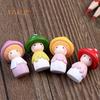 Lovely Mushroom Doll Micro Landscape Bonsai Dollhouse Home Garden Balcony Plant Decoration