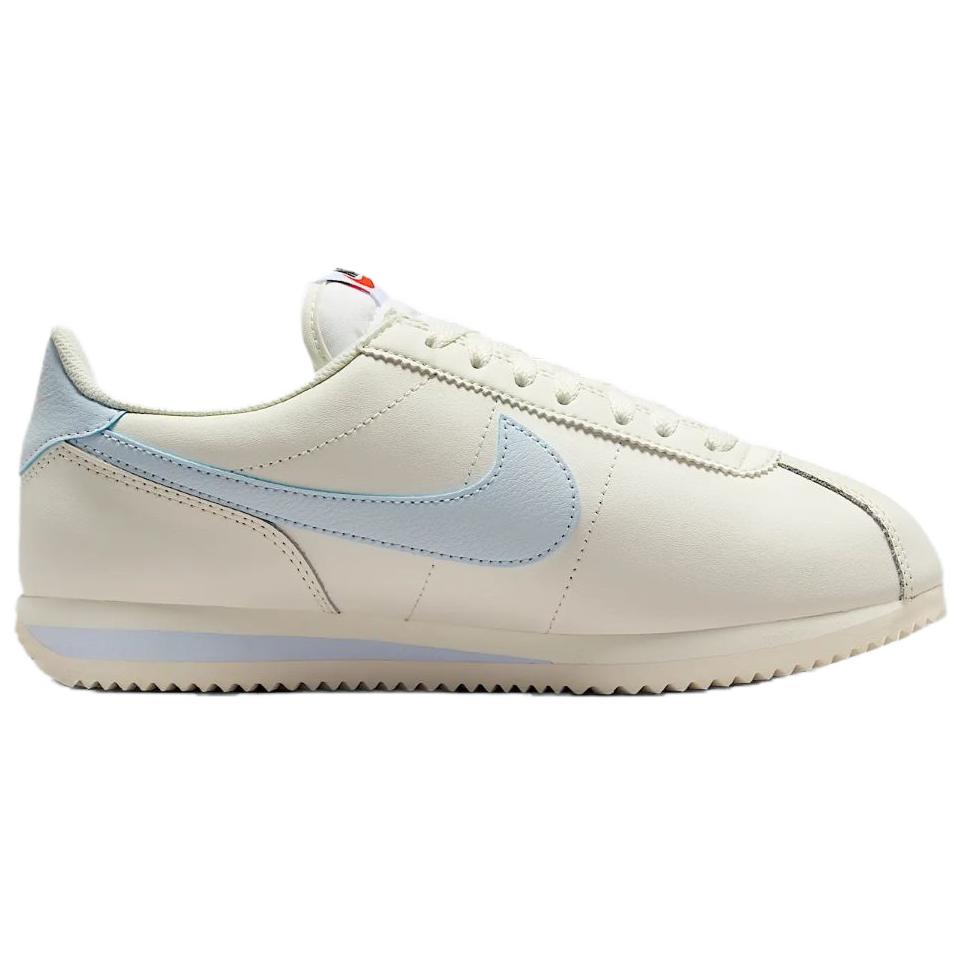 Nike Cortez Leather Comfortable Versatile Durable Low-Top Running Shoes Women sneaker White Blue DN1791-112
