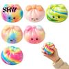 Entspannungs-Handgriff Buntes Brötchen Knetspielzeug, Weiches Sensorisches Fidget Niedliche Angstartikel Stressspielzeug für Erwachsene Kinder Weihnachtsstrumpffüller
