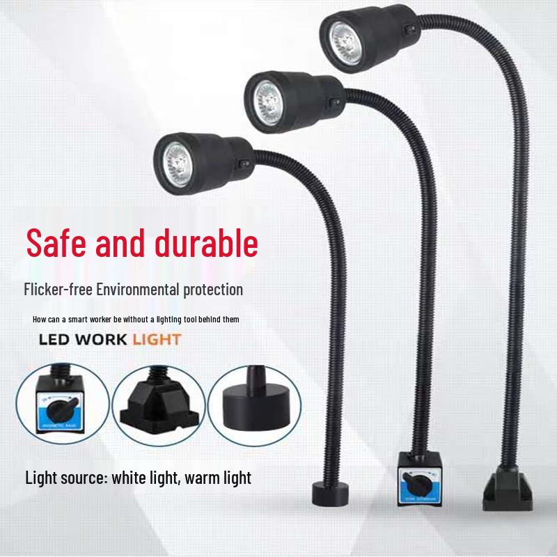 

Светодиодный рабочий свет для станка - Гибкий кронштейн с мощным магнитным основанием