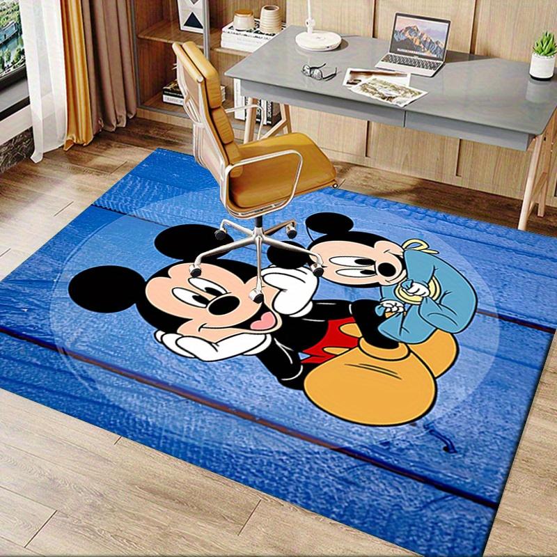 Office Rug Mickey Mouse, Cartoon Characters theme 3D Printed Anti-Slip Rug-Machine Washable for Living Room