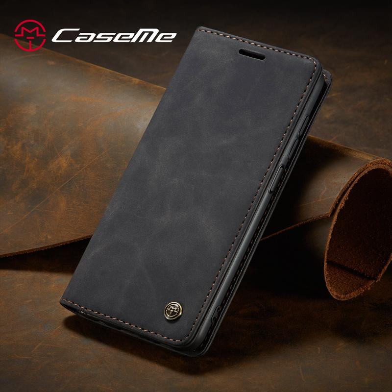 Magnetic Leather Phone Case for Xiaomi Redmi Note 14 13 12 11 10S 9 8 Retro Book Card Wallet Cover For Xiaomi Mi 9 10T Lite Pro