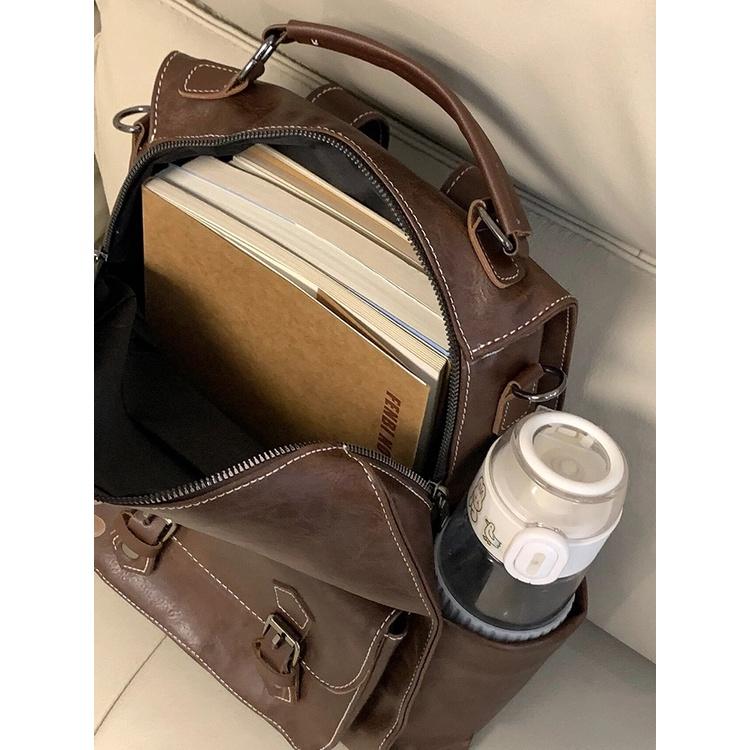 IELGY Женский коричневый рюкзак — фото 4