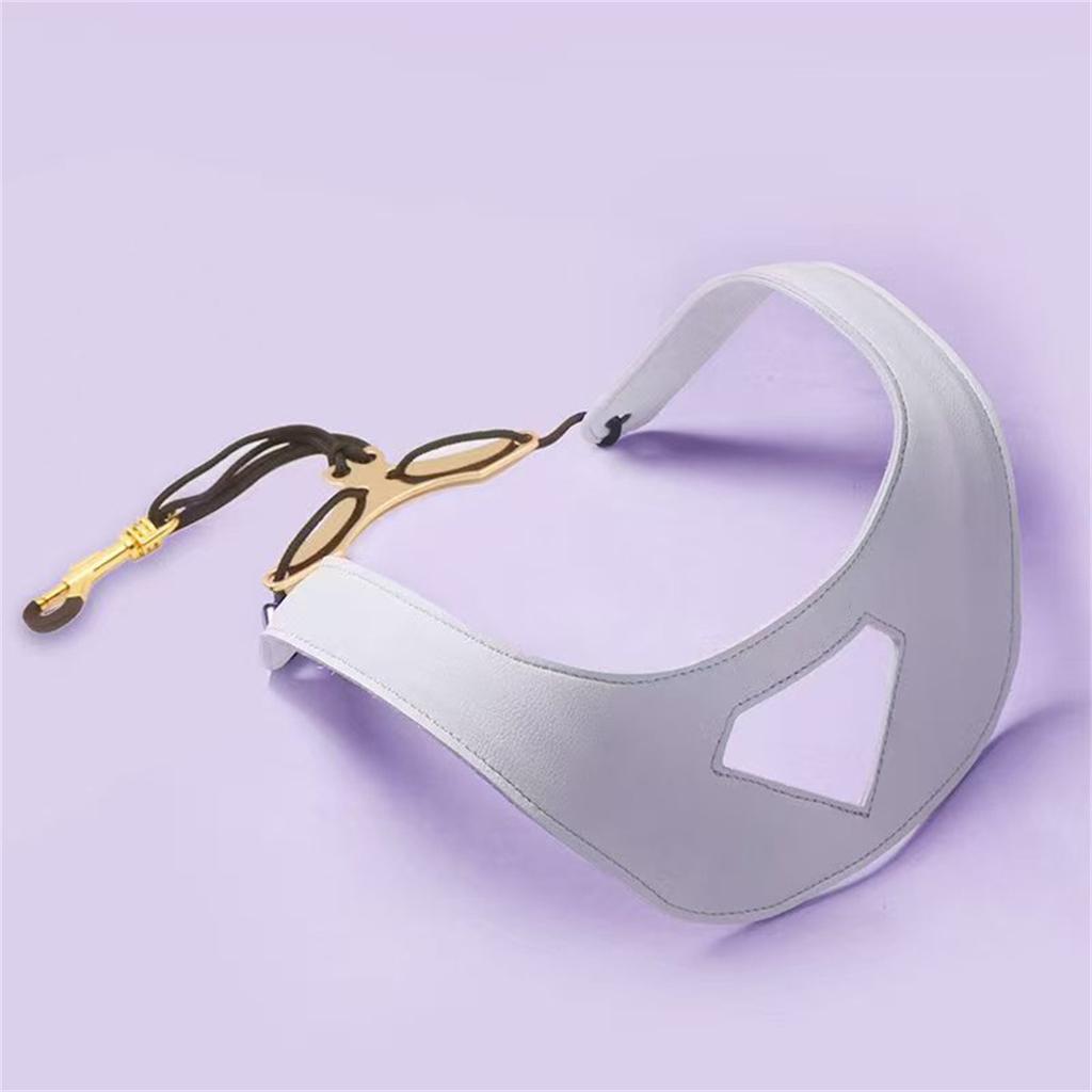 Miwayer Saxophone Neck Strap Breathable Premium Leather with Ergonomic Design: Shoulder Support for Saxophones