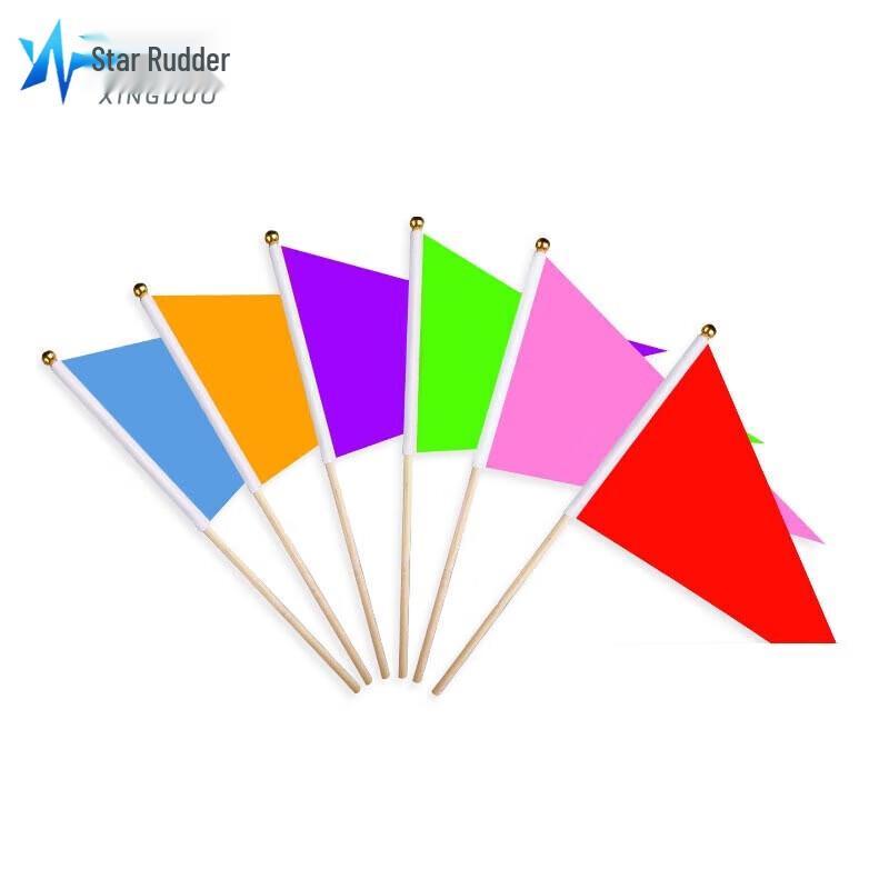 Mini Handheld Colorful Triangle Flags